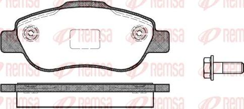 Kawe 1100 00 - Тормозные колодки, дисковые, комплект autospares.lv