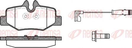 Kawe 1110 02 - Тормозные колодки, дисковые, комплект autospares.lv