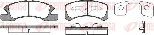 Kawe 1111 02 - Тормозные колодки, дисковые, комплект autospares.lv