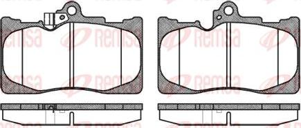 Kawe 1180 02 - Тормозные колодки, дисковые, комплект autospares.lv