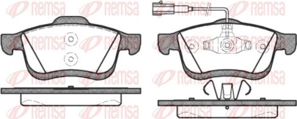 Kawe 1183 22 - Тормозные колодки, дисковые, комплект autospares.lv