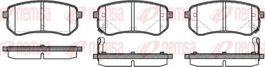 Kawe 1135 02 - Тормозные колодки, дисковые, комплект autospares.lv