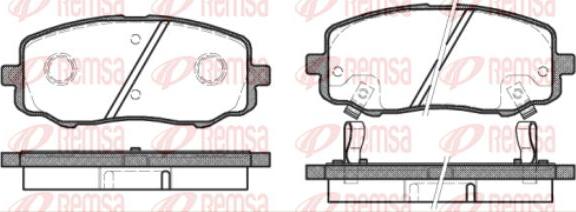 Kawe 1133 12 - Тормозные колодки, дисковые, комплект autospares.lv