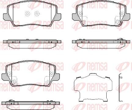 Kawe 1803 02 - Тормозные колодки, дисковые, комплект autospares.lv