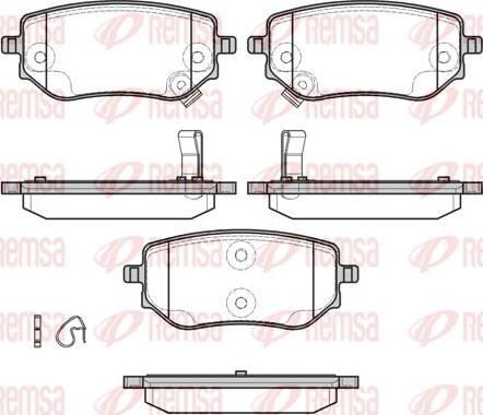 Kawe 1802 02 - Тормозные колодки, дисковые, комплект autospares.lv