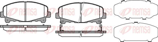 Kawe 1390 02 - Тормозные колодки, дисковые, комплект autospares.lv