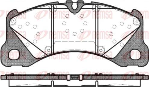 Kawe 1345 40 - Тормозные колодки, дисковые, комплект autospares.lv