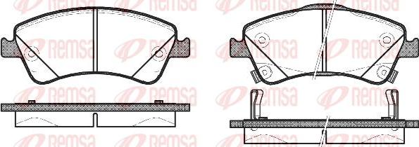 Kawe 1341 02 - Тормозные колодки, дисковые, комплект autospares.lv