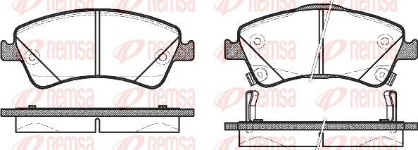 Kawe 1341 12 - Тормозные колодки, дисковые, комплект autospares.lv