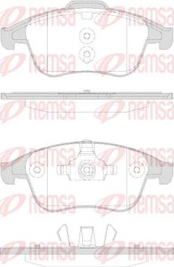 Kawe 1350 30 - Тормозные колодки, дисковые, комплект autospares.lv