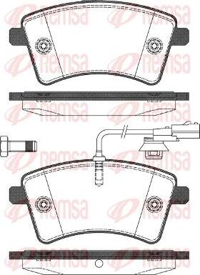 Kawe 1351 01 - Тормозные колодки, дисковые, комплект autospares.lv