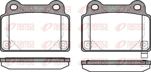 Kawe 1364 02 - Тормозные колодки, дисковые, комплект autospares.lv