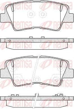 Kawe 1362 52 - Тормозные колодки, дисковые, комплект autospares.lv