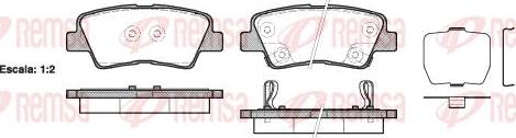 Kawe 1362 02 - Тормозные колодки, дисковые, комплект autospares.lv