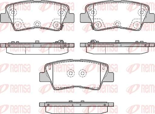 Kawe 1362 85 - Тормозные колодки, дисковые, комплект autospares.lv