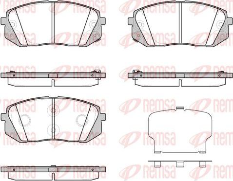 Kawe 1302 43 - Тормозные колодки, дисковые, комплект autospares.lv