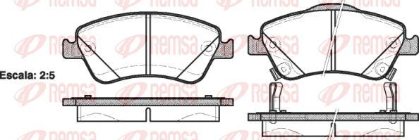 Kawe 1310 02 - Тормозные колодки, дисковые, комплект autospares.lv