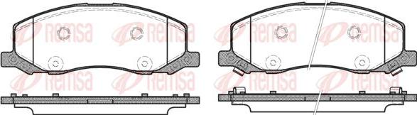 Kawe 1386 02 - Тормозные колодки, дисковые, комплект autospares.lv