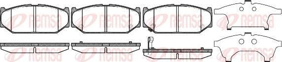 Kawe 1381 11 - Тормозные колодки, дисковые, комплект autospares.lv