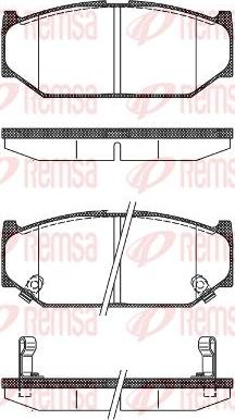 Kawe 1381 12 - Тормозные колодки, дисковые, комплект autospares.lv