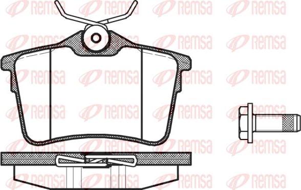 Kawe 1382 00 - Тормозные колодки, дисковые, комплект autospares.lv