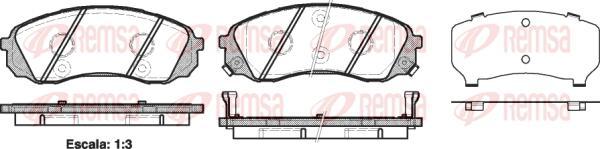 Kawe 1291 02 - Тормозные колодки, дисковые, комплект autospares.lv