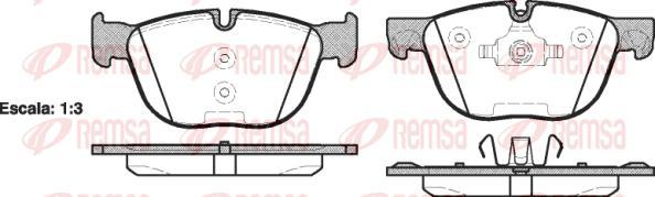 Kawe 1297 00 - Тормозные колодки, дисковые, комплект autospares.lv