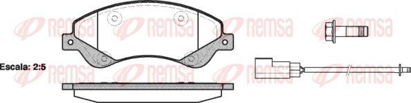 Kawe 1251 02 - Тормозные колодки, дисковые, комплект autospares.lv