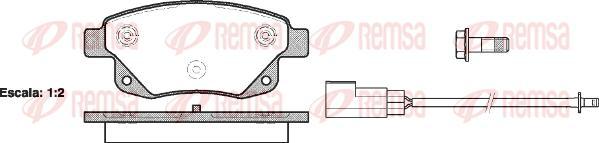 Kawe 1252 02 - Тормозные колодки, дисковые, комплект autospares.lv