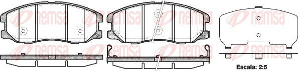 Kawe 1261 12 - Тормозные колодки, дисковые, комплект autospares.lv