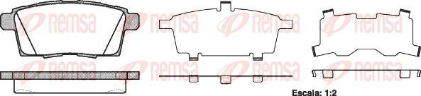 Kawe 1268 00 - Тормозные колодки, дисковые, комплект autospares.lv