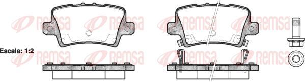 Kawe 1206 02 - Тормозные колодки, дисковые, комплект autospares.lv