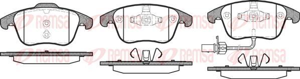 Kawe 1219 11 - Тормозные колодки, дисковые, комплект autospares.lv