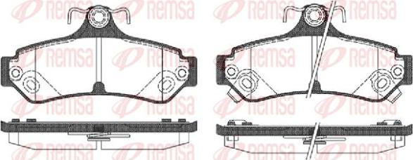 Kawe 1285 12 - Тормозные колодки, дисковые, комплект autospares.lv