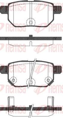 Kawe 1286 22 - Тормозные колодки, дисковые, комплект autospares.lv