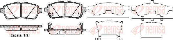 Kawe 1281 02 - Тормозные колодки, дисковые, комплект autospares.lv