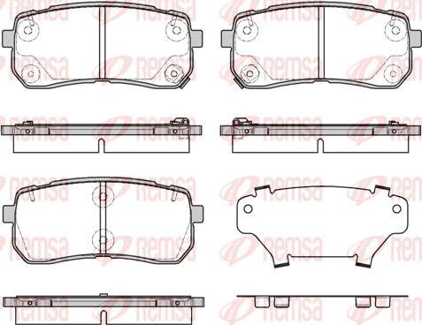 Kawe 1288 12 - Тормозные колодки, дисковые, комплект autospares.lv