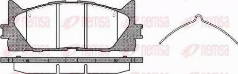 Kawe 1233 00 - Тормозные колодки, дисковые, комплект autospares.lv