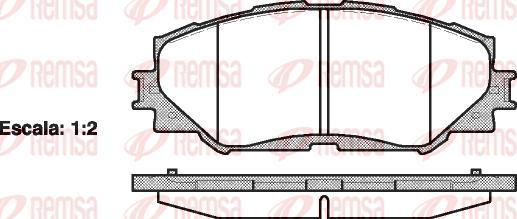 Kawe 1232 00 - Тормозные колодки, дисковые, комплект autospares.lv