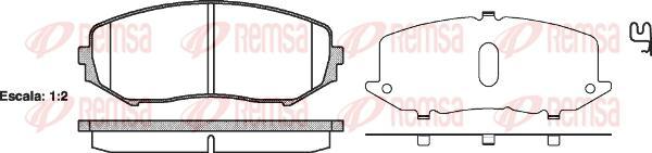 Kawe 1225 02 - Тормозные колодки, дисковые, комплект autospares.lv