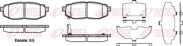 Kawe 1228 01 - Тормозные колодки, дисковые, комплект autospares.lv