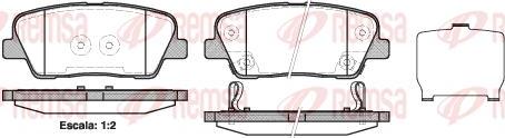 Kawe 1274 02 - Тормозные колодки, дисковые, комплект autospares.lv