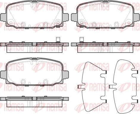 Kawe 1796 02 - Тормозные колодки, дисковые, комплект autospares.lv