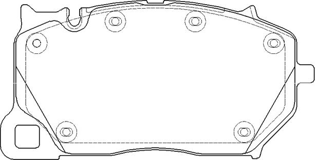 Kawe 1743 20 - Тормозные колодки, дисковые, комплект autospares.lv