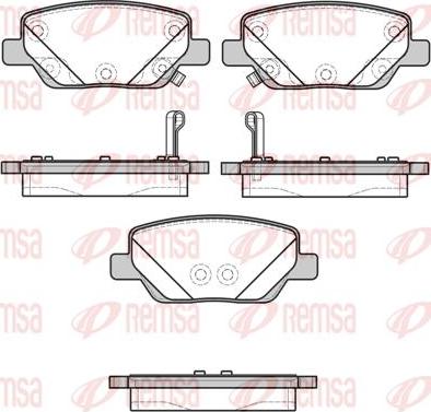 Kawe 1700 02 - Тормозные колодки, дисковые, комплект autospares.lv