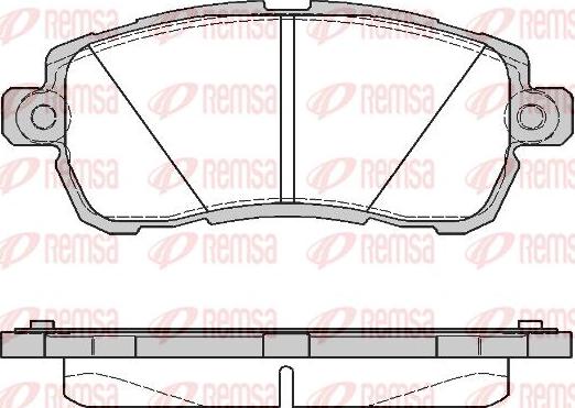 Kawe 1728 00 - Тормозные колодки, дисковые, комплект autospares.lv