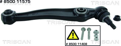 Kawe 8500 11575 - Рычаг подвески колеса autospares.lv