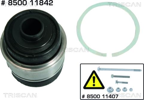 Kawe 8500 11842 - Шаровая опора, несущий / направляющий шарнир autospares.lv