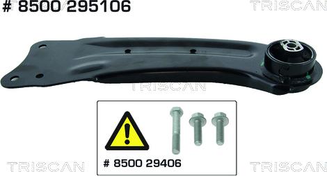 Kawe 8500 295106 - Рычаг подвески колеса autospares.lv