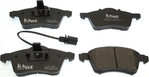 Kawe 810031 - Тормозные колодки, дисковые, комплект autospares.lv
